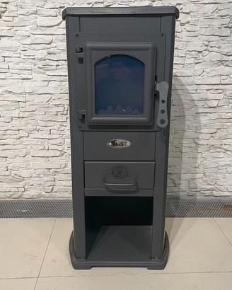 STUFA A LEGNA BERNA LUX 5,0 kW – BEIGE o ROSSO –