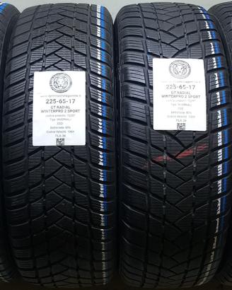 4 GOMME 225 65 17 GT RADIAL A72257
