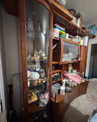 Parete attrezzata soggiorno salone