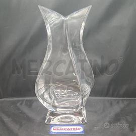 VASO CRISTALLO ANGOLI PIEGATI