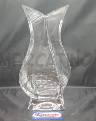 VASO CRISTALLO ANGOLI PIEGATI