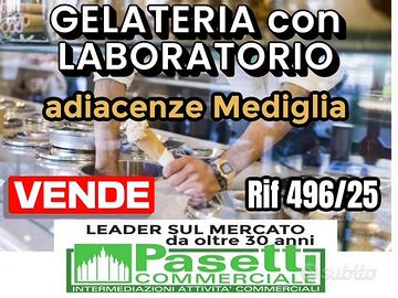 GELATERIA con laboratorio, adiacente Mediglia