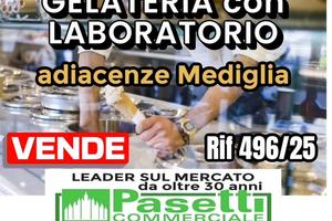 GELATERIA con laboratorio, adiacente Mediglia