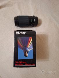 Teleobiettivo Vivitar 70/210 vintage