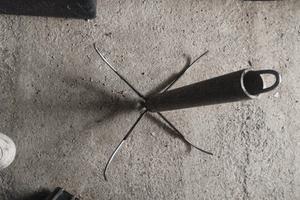 Ancora in acciaio artigianale giubbotto salvagente