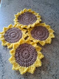 Sottobicchieri uncinetto 