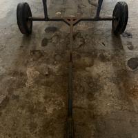 Carrello per motozappa
