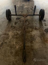 Carrello per motozappa