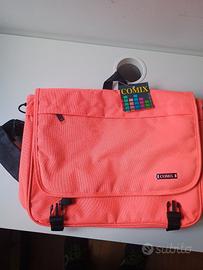 Borsa Comix tracolla corallo fluo nuova