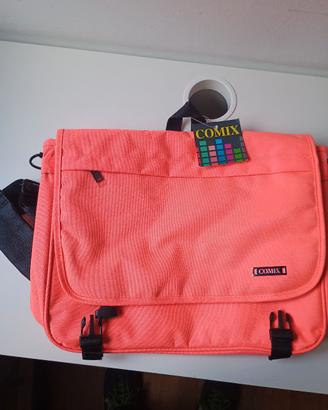 Borsa Comix tracolla corallo fluo nuova