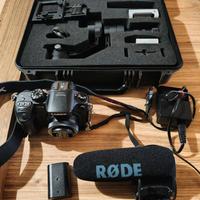 Panasonic gh4 microfono rode ghimbal