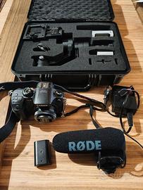 Panasonic gh4 microfono rode ghimbal