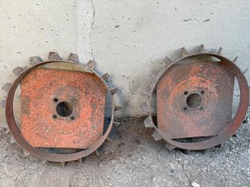 Ruote in ferro strette per motocoltivatore