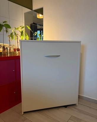 Mobile letto singolo estraibile a scomparsa