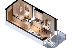 Monolocale in Porta Venezia (MI) 500eu con balcone