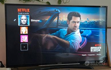 Televisore Hitachi 43'' perfettamente funzionante 