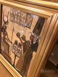 Quadro papiro egizio da collezione