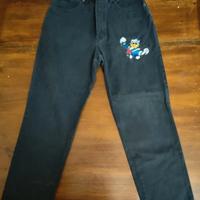 Pantaloni lunghi Jeans Blu Paperino taglia slim 46