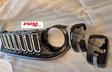 JEEP RENEGADE KIT GRIGLIA RADIATORE -CALOTTE NERO 