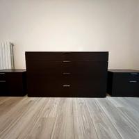 Cassettiera e comodini