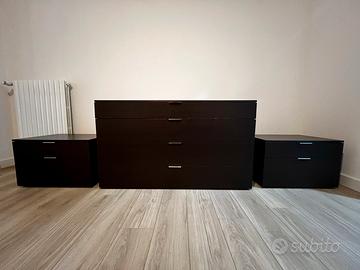 Cassettiera e comodini