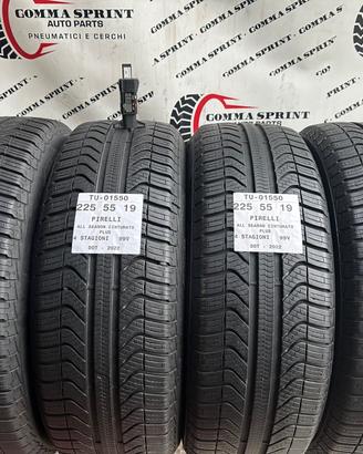 4 PNEUMATICI 225/55 R19 PIRELLI 4 STAGIONI