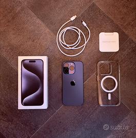 iPhone 15 Pro 256 giga Blue Titanium