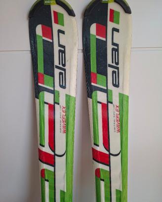 Sci Elan  140 cm  Waveflex con attacchi, Junior 