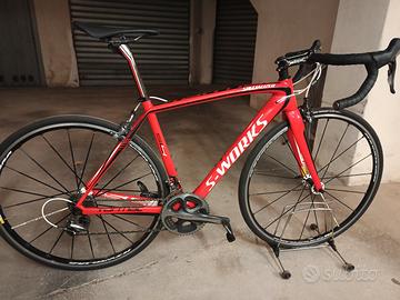 bici corsa Specialized S-Works  colore rosso 