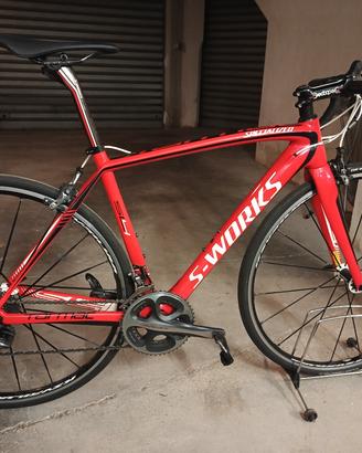 bici corsa Specialized S-Works  colore rosso 