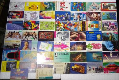 Schede telefoniche prepagate usate anni'90