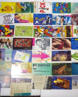 Schede telefoniche prepagate usate anni'90