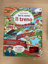 Libri con trenino e aereo a carica