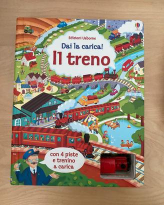 Libri con trenino e aereo a carica