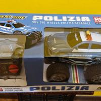 Suv Big Wheels Polizia Radiocomandato Scala 1/20