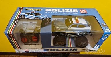 Suv Big Wheels Polizia Radiocomandato Scala 1/20