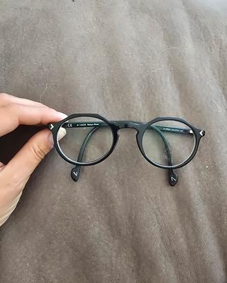 Occhiali Lozza Vintage Mania - Montatura Nera Tond