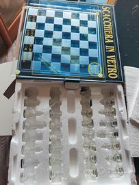 scacchiera in vetro