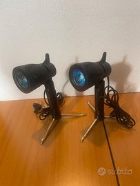 LAMPADA MINI SPOT FOTOGRAFO COPPIA TREPPIEDE