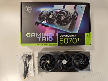 MSI GeForce RTX 5070 16GB Ti Gaming Trio OC nuova!