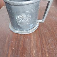 Boccale in peltro vintage 