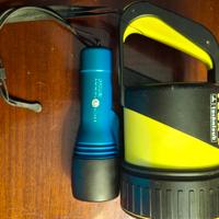  torcia sub vega 2 piu torcia di riserva 