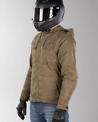 Giacca moto Macna Combat verde militare - PROMO