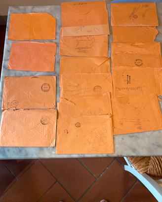 Lotto 34 buste ospedale S.M.N. anni  ‘40-‘50