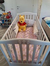 Lettino+materasso+paracolpi