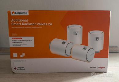 x4 - Valvole termostatiche Smart Netatmo - NUOVE -