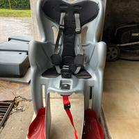 Seggiolino bici con schienale
