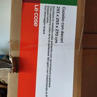gazebo con decori " le cose" 3 x3
