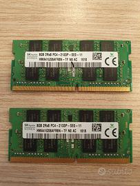 Memorie SK hynix 
8GB 2Rx8 Pc4 2133P