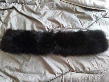 Colletto in pelliccia di Visone nero